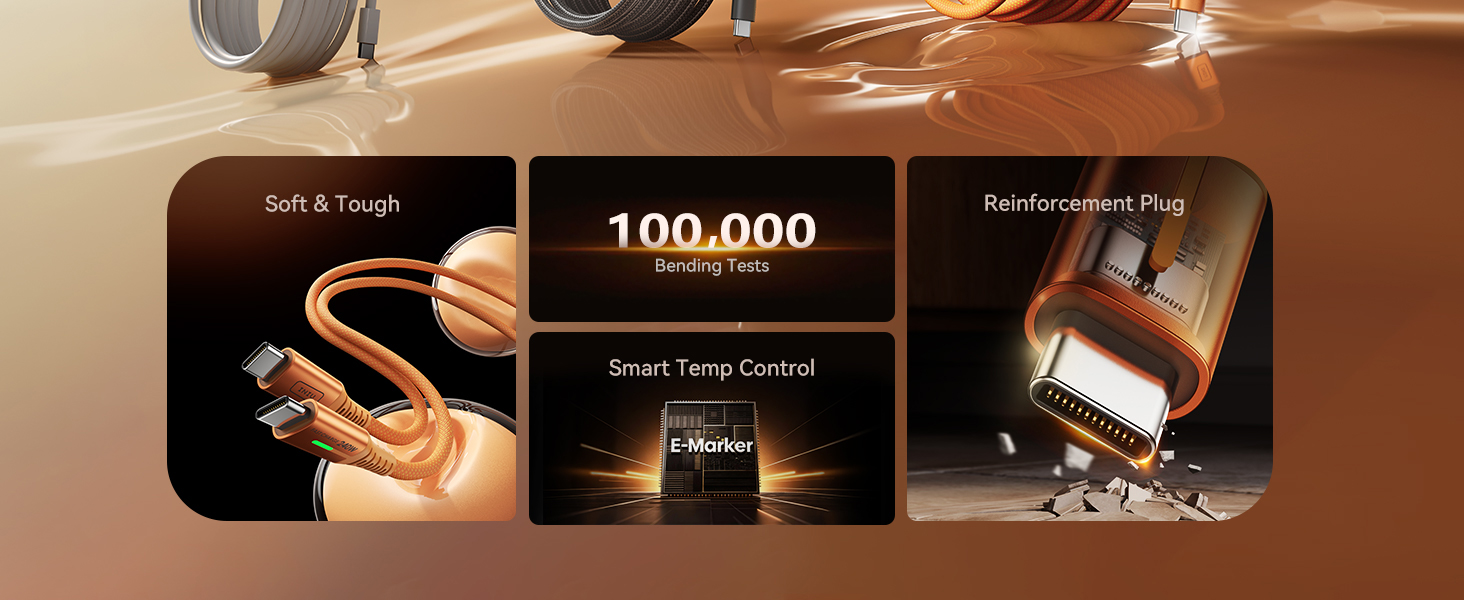 100000 Bending Tests Soft Tough Reinforcement Plug Smart Temp Control