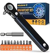 Stocking Stuffers Right Angle Screwdriver - Mini Ratcheting 90 Degree Offset Screwdriver Bit Set ...