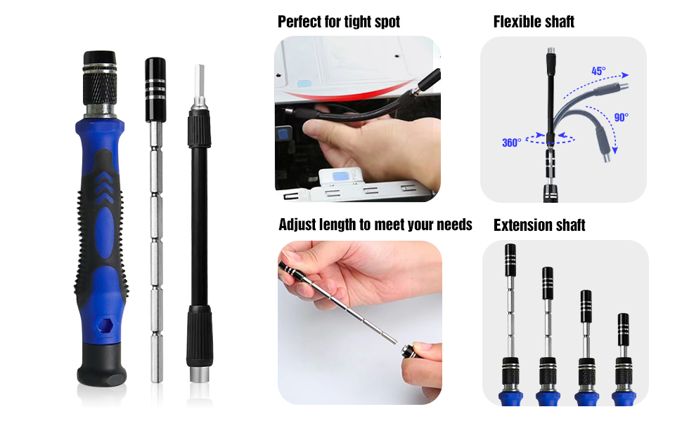 EFAITHFIX 142 piece in 1 screwdriver kit