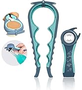 Jar Opener for Weak Hands, Seniors with Arthritis, 5 in 1 Multi Function Bottle Opener Lid Opener...