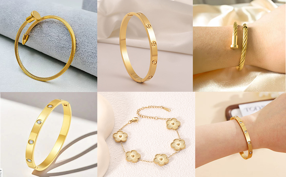 Gold Bracelets for Women