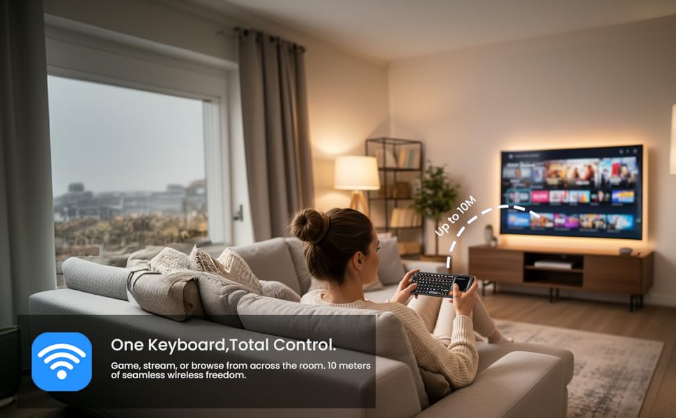 one keyboard,total control.