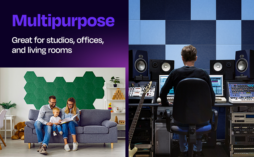 Multipurpose soundproof wall panels