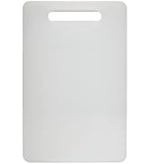Fotouzy Plastic Utility Cutting Board with Handles, Food Safe PP Material, Dishwasher Safe, Thick...