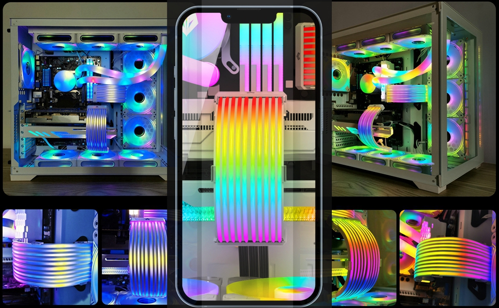 Ummanteltes Netzteilkabel