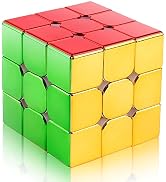 D-FantiX Magnetic Mirror Reflective Speed Cube 3x3x3 with Display Stand, Adult Fidget Toys, Easte...