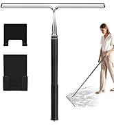 Shower Squeegee with Long Handle,Window Squeegee with Extension Pole Squeegee for Shower Glass Fl...