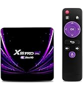 Sidiwen Android TV Box 11.0, Amlogic S905W2 Quad-core Smart TV Box 4GB 32GB 4K Ultra HD Android B...