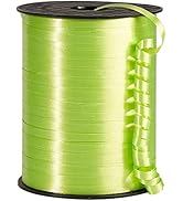 PartyWoo Lime Green Ribbon, 500 Yard Curling Ribbon for Crafts, Balloon Ribbon, Solid Color Ribbo...