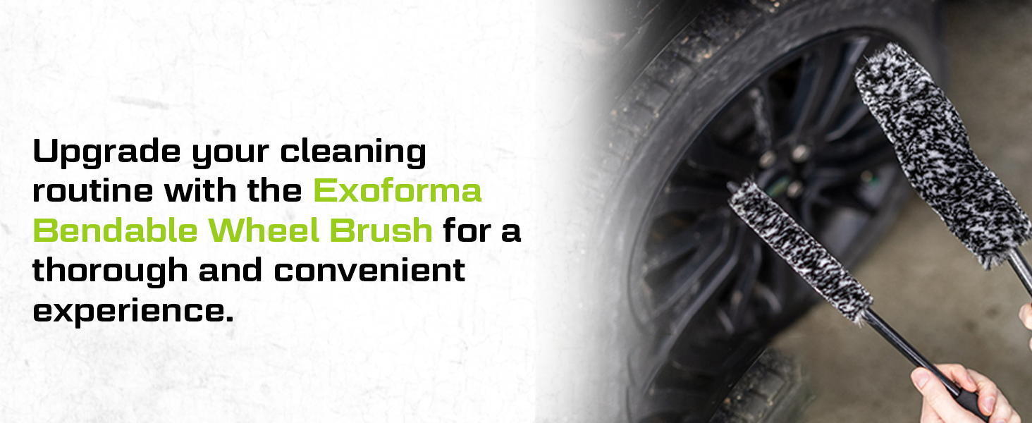 exoforma wheel brush car detailing products carwash cleaner