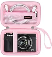 Canboc Camera Case for Canon PowerShot G7 X Mark II/ G7X Mark III Digital 4K Vlogging Camera