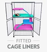Paw Inspired, Fitted Cage Liner for Critter Nation