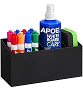 Banafich Magnetic Dry Erase Marker Holder, Acrylic Magnet Pen Holder for Whiteboard, Refrigerator...