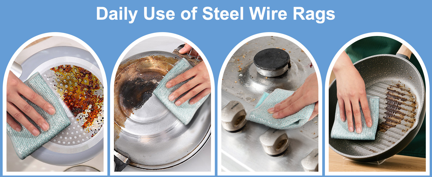wire scrubber for dishes