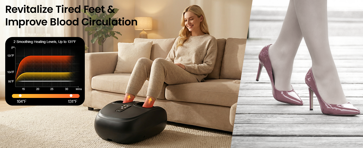 Foot Massager Machine with Heat