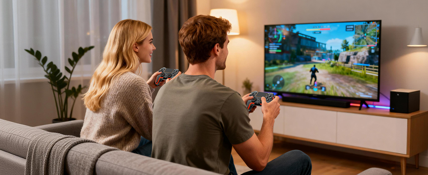 play controller with friend at home