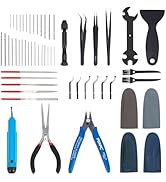 OLYCRAFT 56pcs/Set 3D Printer Tool 3D Printer Accessories Kit Included Beading Tweezers, Scrapers...