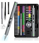 LIFEGOO Mini Electric Screwdriver Set,58 in 1 Cordless Eectric Precision Screwdriver with 50 Magn...