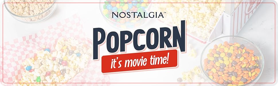 Popcorn it's movie time!