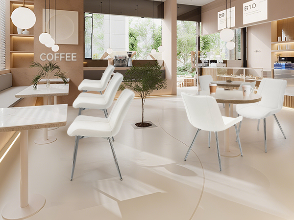 white dining chairs