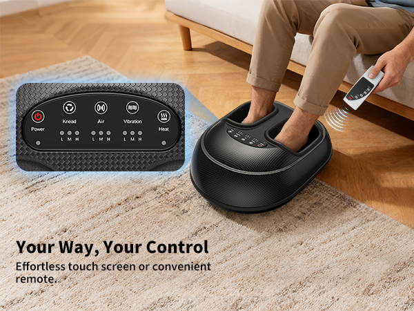 shiatsu foot massager with heat