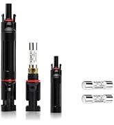 15 Amp Solar Panel Fuse 1000V Solar in-Line Fuses Holder IP67 PV Panel String Fuses with Male and...