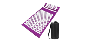 Acupressure mat and pillow set