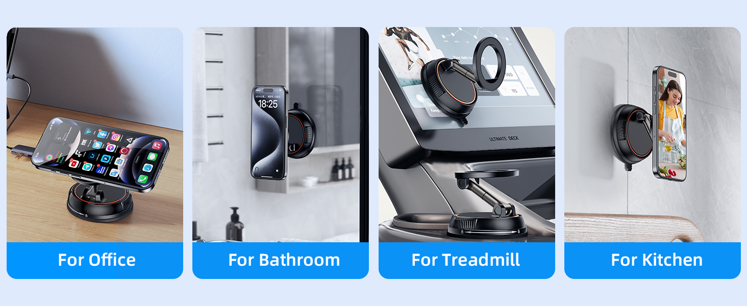 xuenair magnet magnetic mag safe magsafe car mount holder for wall mirror desk home use