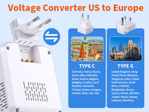 voltage converter US to europe