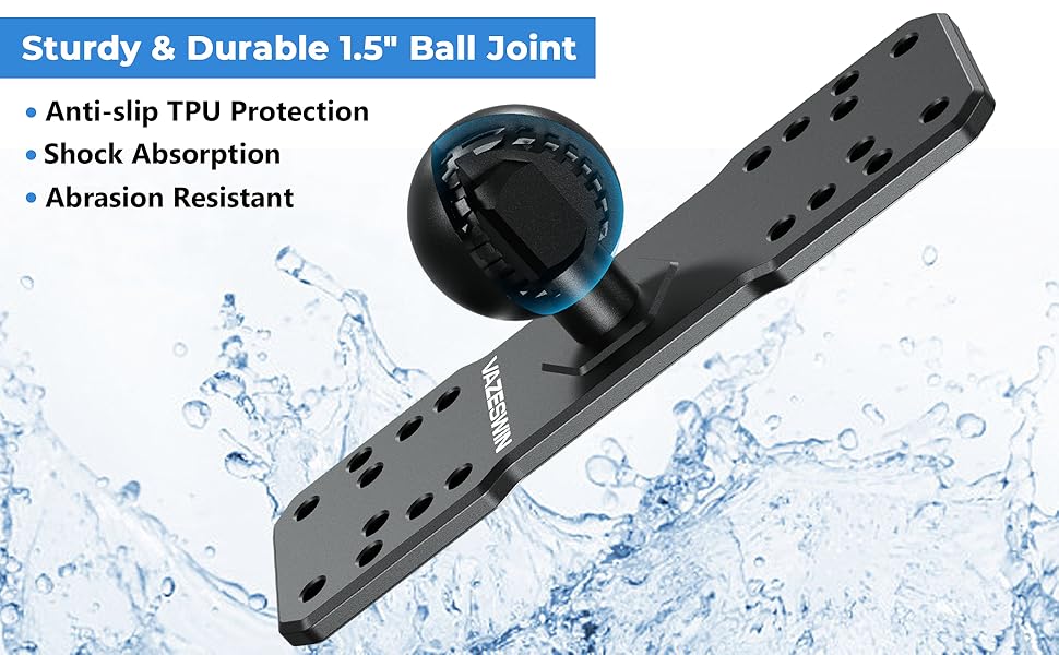 fish finder mounting plate