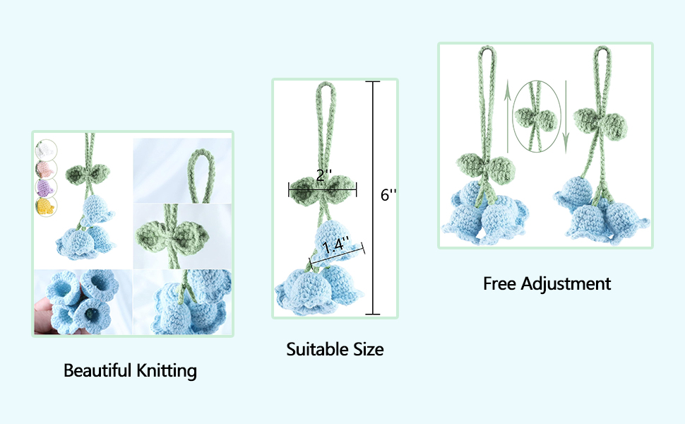 Car Accessories Cute Little Lily of The Valley