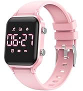 L LAVAREDO Waterproof Kids Digital Watches for Boys Girls,Sport Watch with Pedometer Stopwatch Vi...