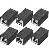 AILVLVNG RJ45 Coupler Ethernet Coupler, Cat8/Cat7/Cat6/Cat5e Ethernet Cable Extender Ethernet Ada...