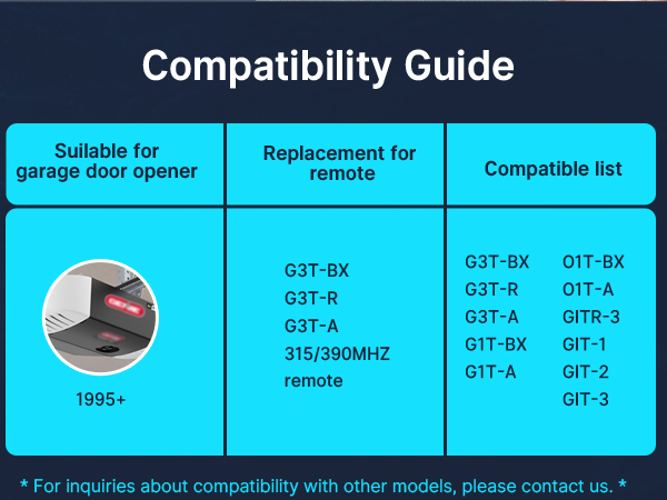 genie garage door opener remote