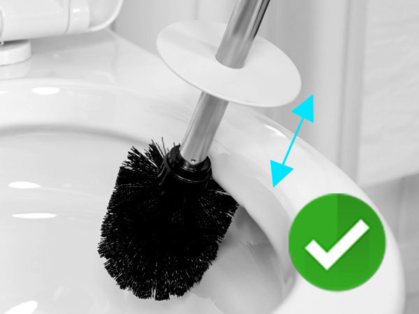 Toilet bowl brush long handles stainless steel