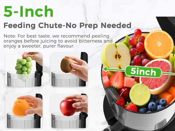 extractor de jugos y vegetales