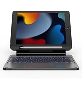 Dexnor for iPad 9th Generation Case with Keyboard Floating Cantilever Magnetic Stand Multi-Touch ...