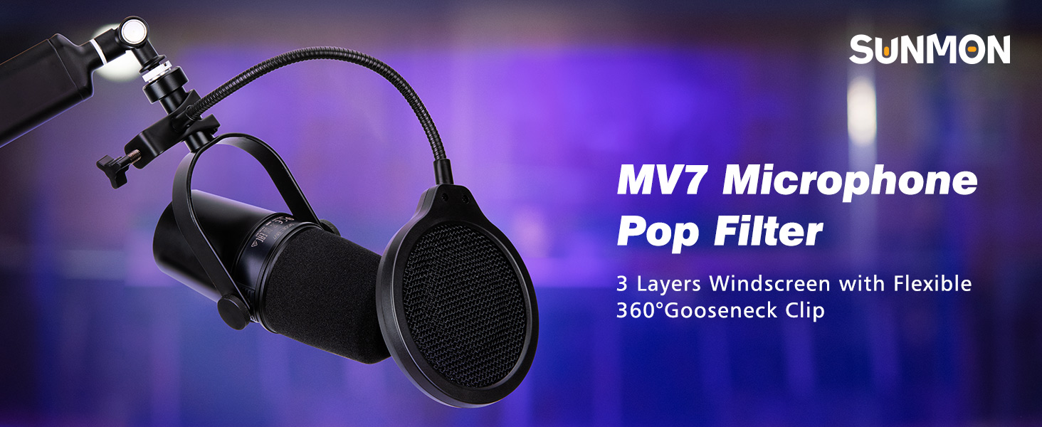 Shure MV7 Pop Filter