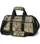 WORKPRO 16-Inch Wide Mouth Tool Bag, Multi-Pocket Tool Bags for Men with Adjustable Shoulder Stra...