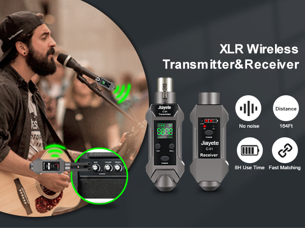 Xlr Wireless transmitter and receiver