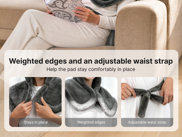 heating pad for neck and shoulders and back