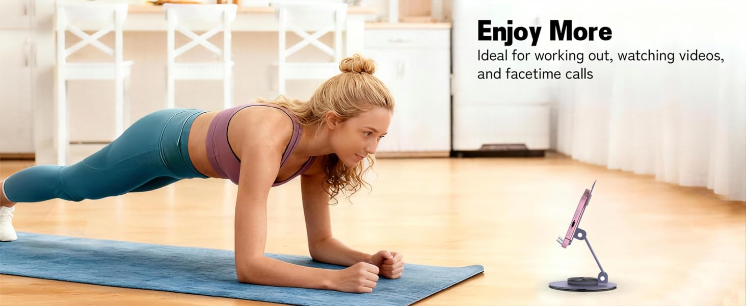 Enjoy More Ideal for working out, watching videosand facetime calls