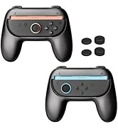 WEOTOO Grips Compatible with Nintendo Switch 2 (2025) JoyCon, 2 Pack Ergonomic Anti-Slip Handles ...
