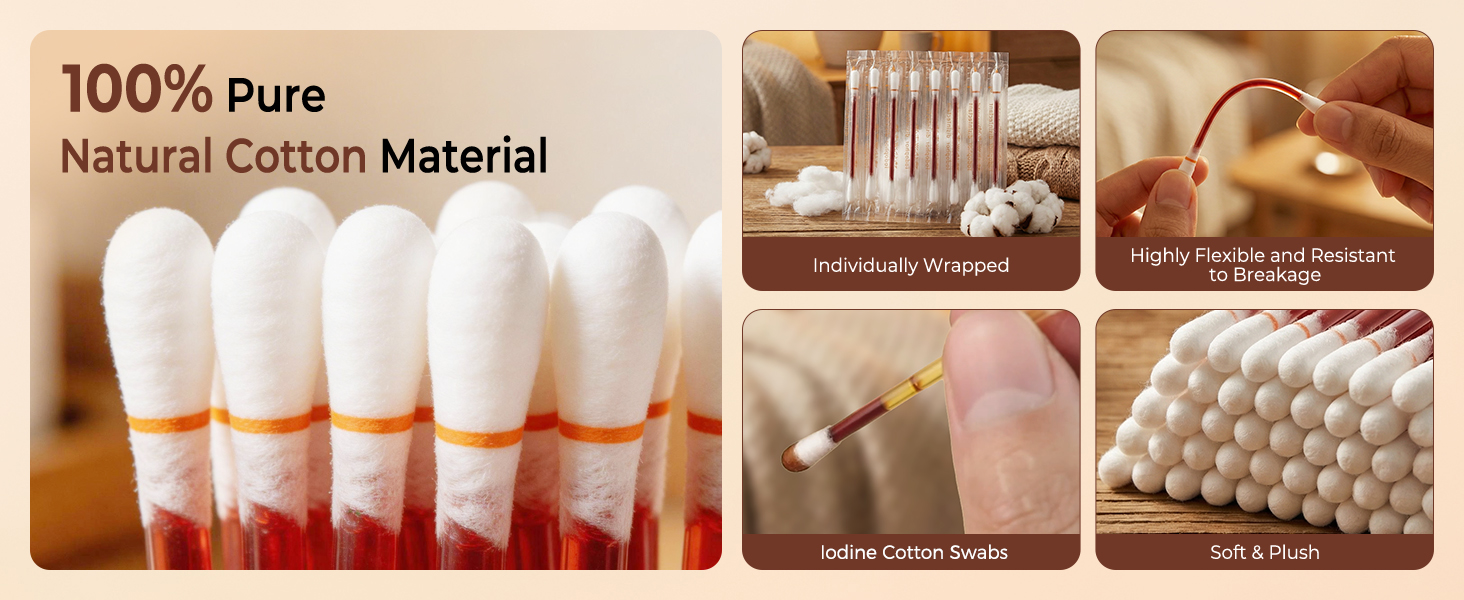 Disposable Povidone Iodine Swabsticks
