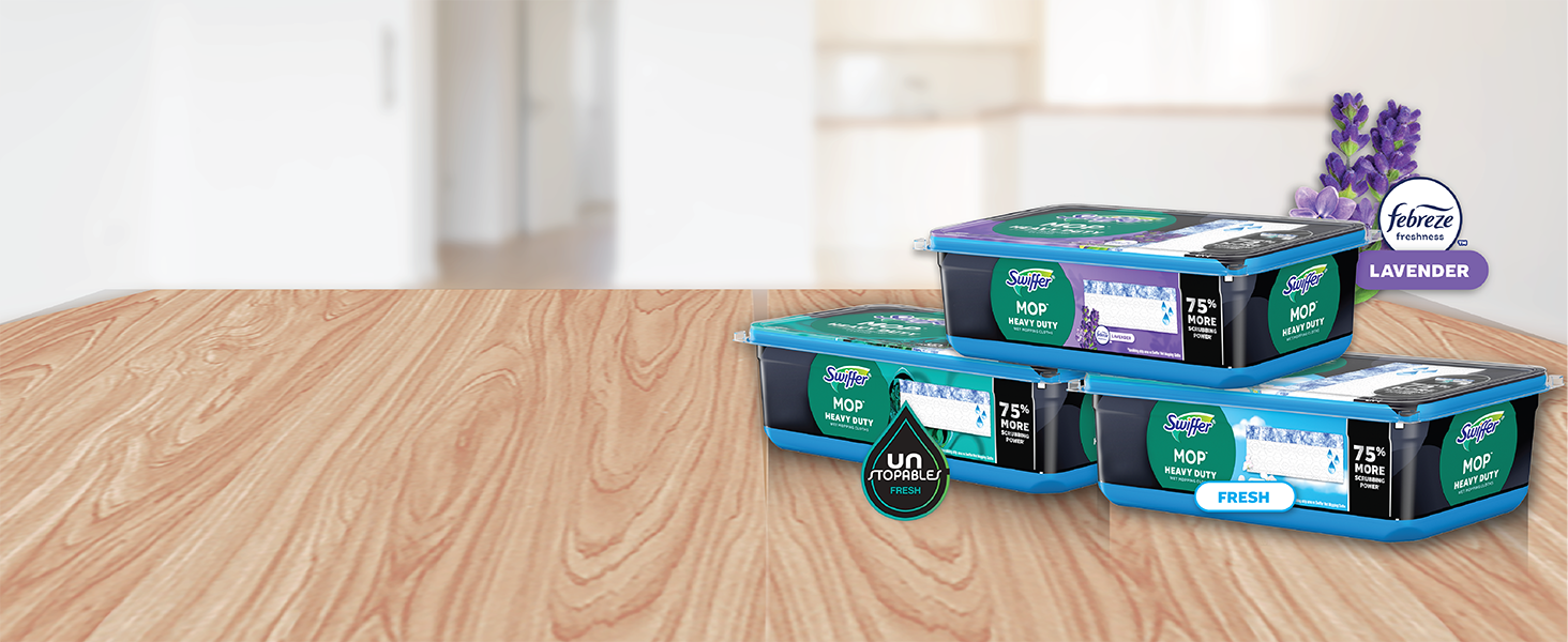 wet mop with super scrubbing strip has 75% more scrubbing power for your dirtiest messes mud spills 