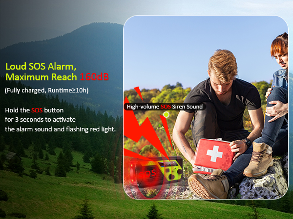 SOS radio emergency am fm weather radio