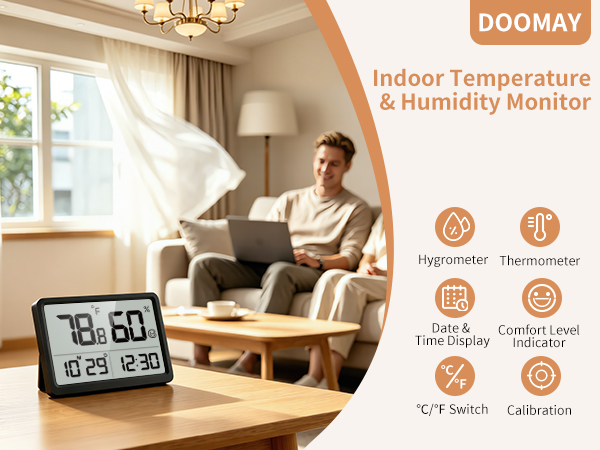 Indoor Temperature&amp; Humidity Monitor