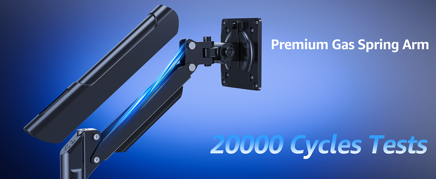 single monitor desk mount