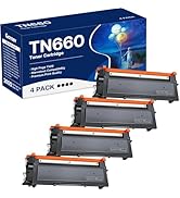 TN660 Toner Cartridge Replacement Compatible for Brother TN 660 TN-660 TN630 High Yield to use wi...