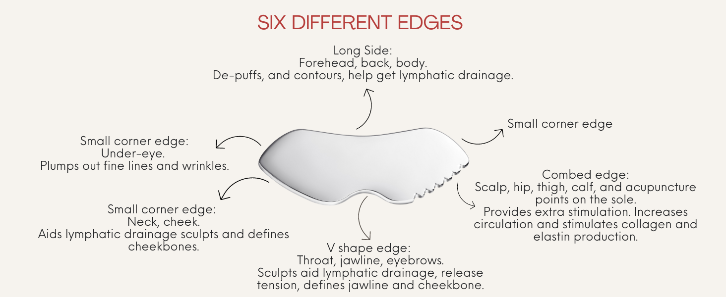 stainless steel gua sha